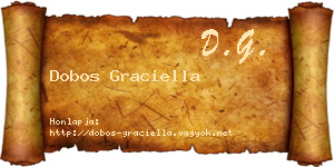 Dobos Graciella névjegykártya